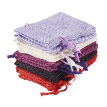 pandahall 10pcs Burlap Packing Pouches Drawstring Bags for Jewelry Gift Packaging 9x7cm,14x10mm pandahall 10pcs Burlap Packing Pouches Drawstring Bags for Jewelry Gift Packaging 9x7cm,14x10mm