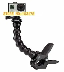 

Original Gooseneck Jaws Flex Clamp Mount Adjustable Neck for GoPro HERO 8 7 6 5 4 3 MAX Session for gopro Accessories Camera