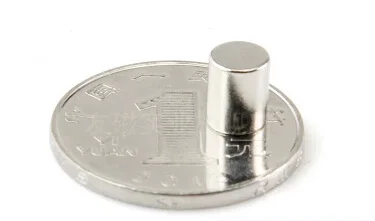 

200 pcs Dia. 6x7.5 mm Jewery magnet NdFeB Disc Magnet Neodymium Permanent Magnets Grade N35 NiCuNi Plated Axially Magnetized