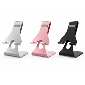 

Universal Desktop Aluminum Alloy Phone Holder Tablet Stand Sturdy Rubber Protected Lazy Phone Holder Mobile Phone Accessories