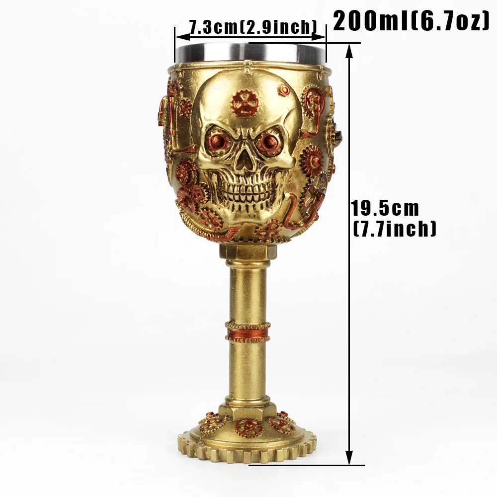 Taça de vidro de vinho com 3d