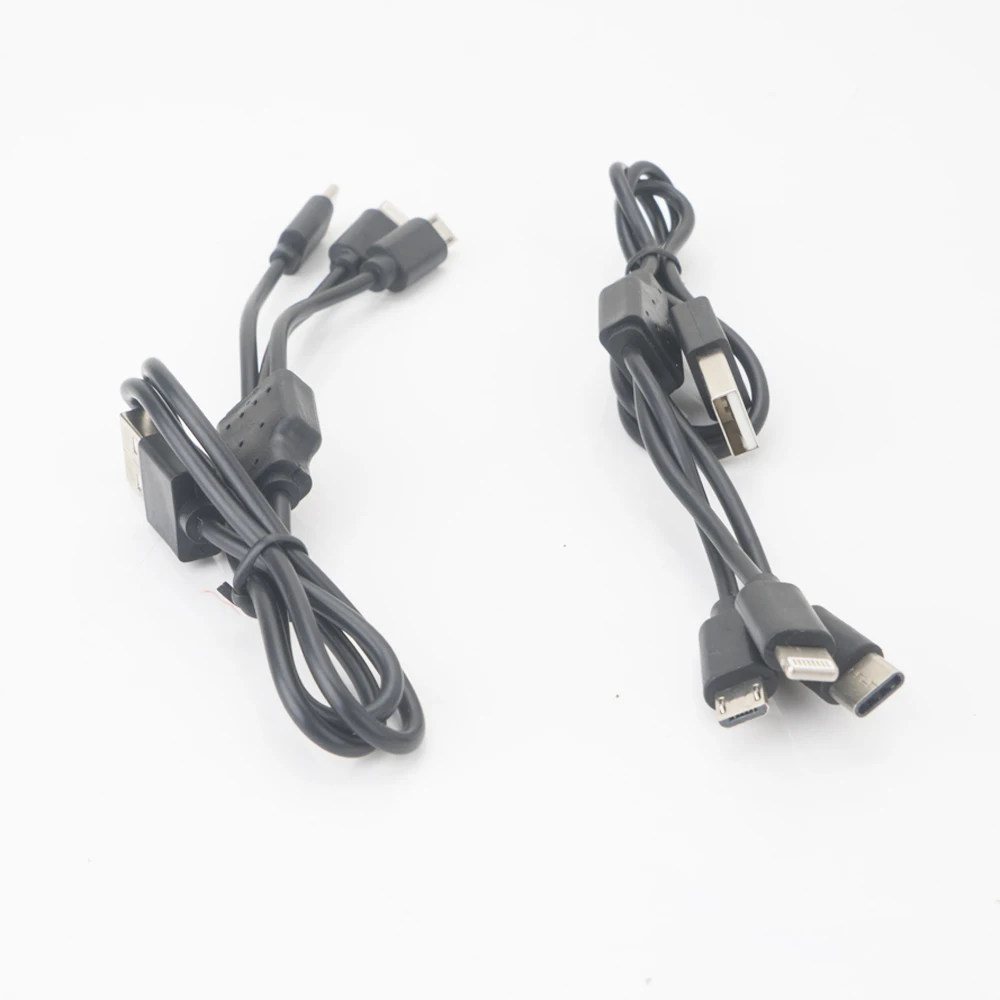 VIPATEY 3 в 1 USB кабель для iPhone 11 XS Max XR X Быстрая зарядка 2.4A Micro type C кабель для мобильного телефона для samsung Xiaomi huawei