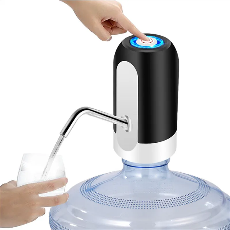 

USB Rechargeable Smart Drinking Fountain Mineral Water Bucket Press The Outlet Water Electric Portable Home Water Pump Dispenser