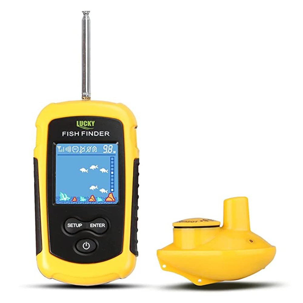 

FFW1108-1 School of fish Alarm 100M Portable Sonar Fish Finders Fishing lure Echo Sounder Fishing Finder Lake Sea Fishing 1pcs