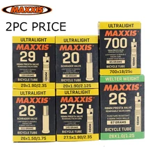 Комплект из 2 предметов Сверхлегкий MAXXIS камера велосипедной шины