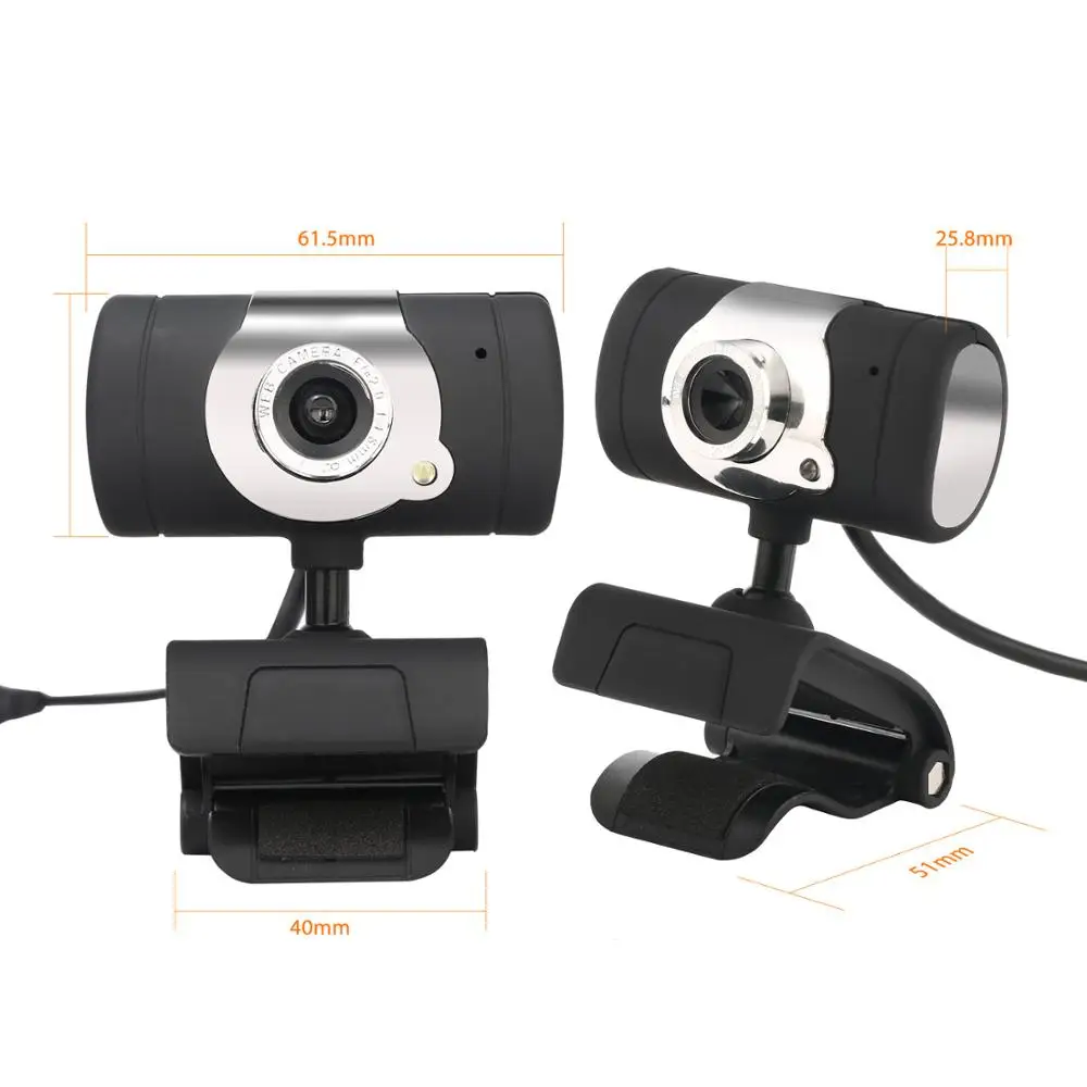 Веб-камера USB высокой четкости веб-камера Веб-камера 360 градусов микрофон клип-он для Skype для Youtube компьютера ПК ноутбука камера для ноутбука