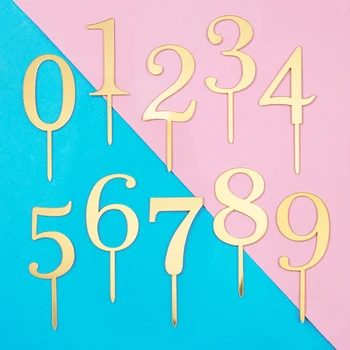 Mini Number Cake Toppers 1
