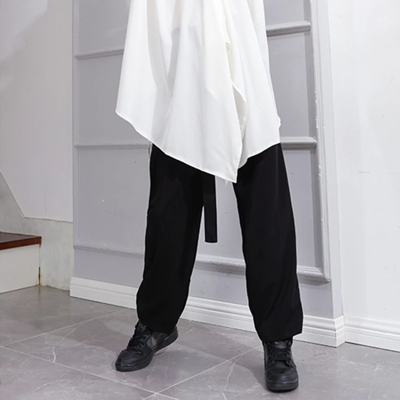 

Весна-осень мужской ремень повседневные брюки модный молодой парикмахер