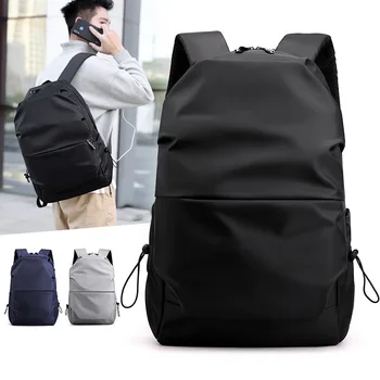

Backpack Men's Fashion Flow Large Capacity Travel Backpack Computer Bag Simple High School Student Bag Junior High School