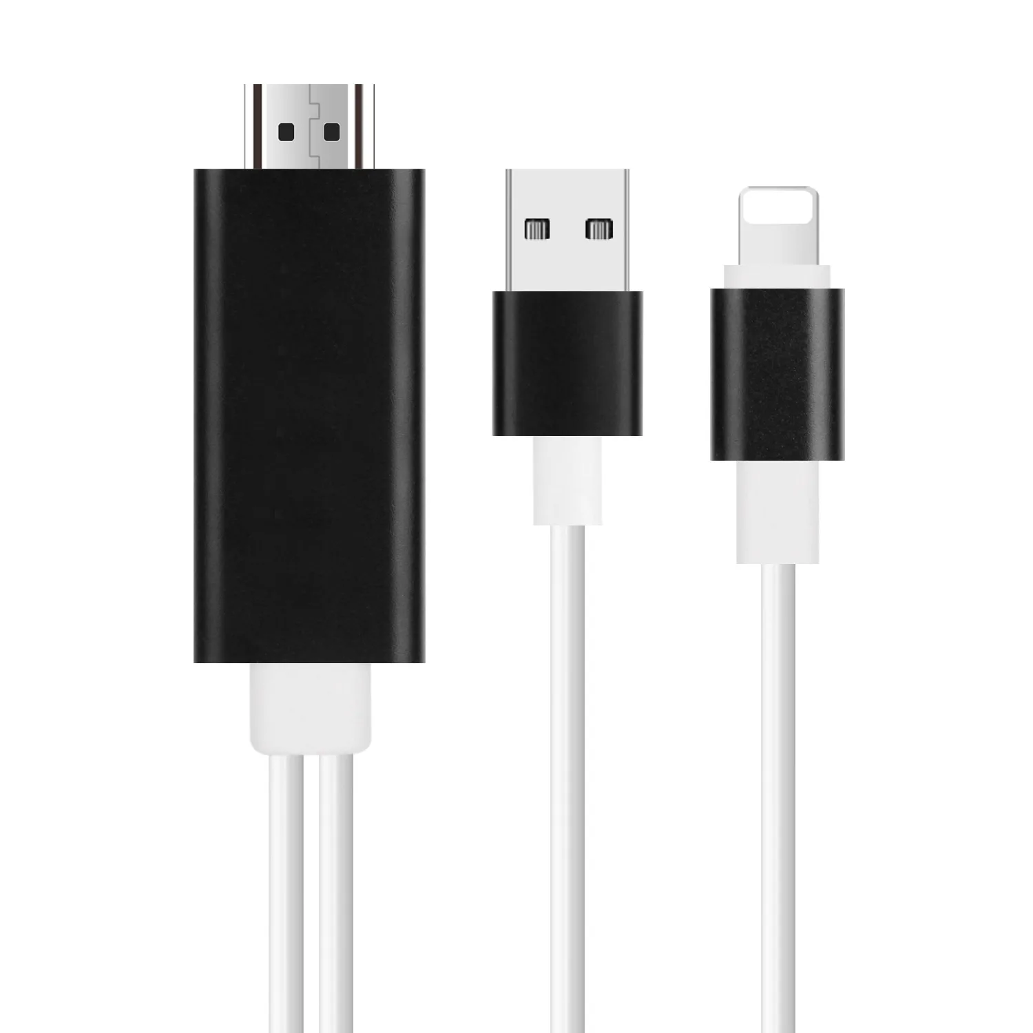 1 м для Apple iPhone ipad к hdmi тому же экранному кабелю подключи и играй