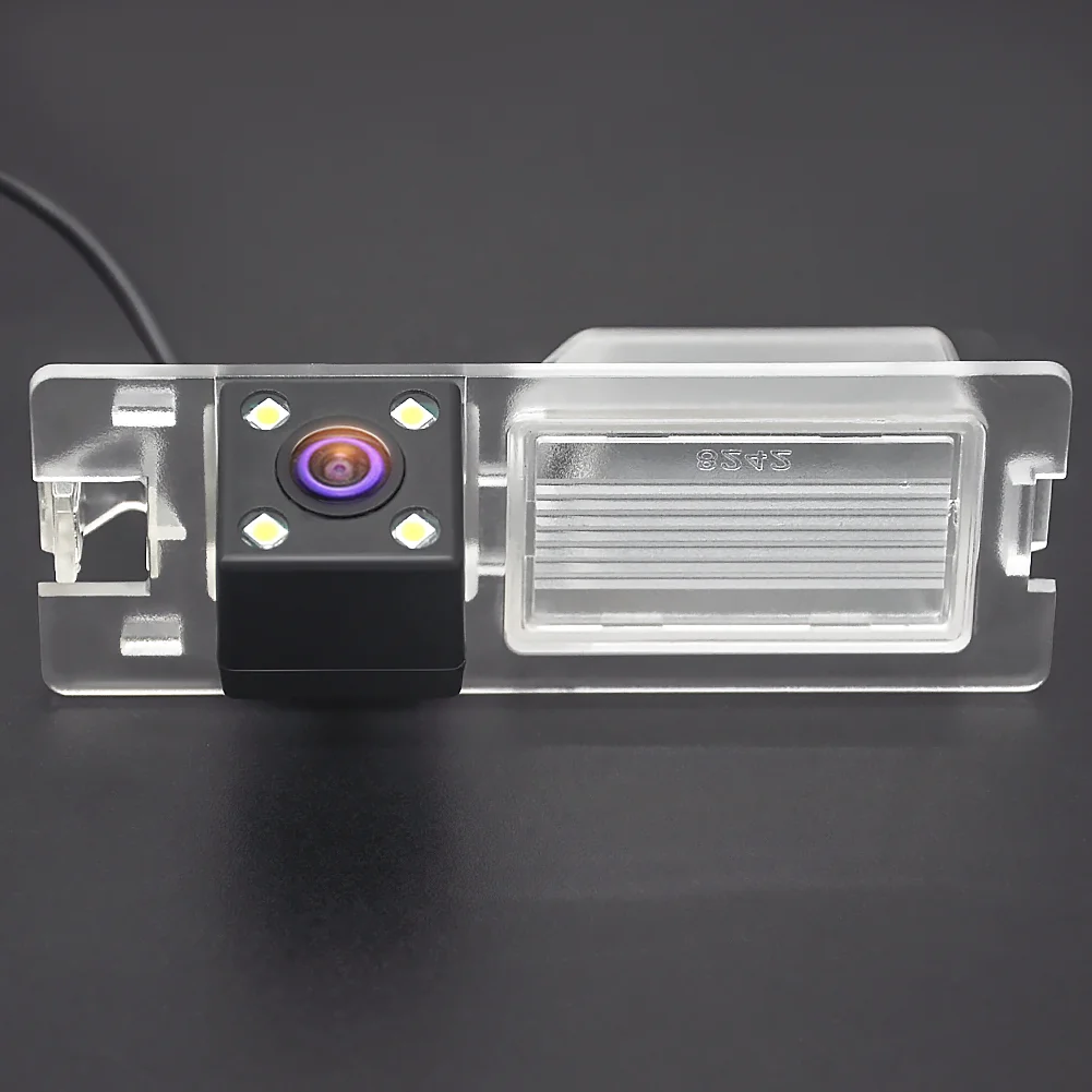 Telecamera Di Parcheggio Per Fiat Grande Punto Fiat Punto Evo Avventura 3D 5D Hatchback Telecamera Posteriore Telecamera Targa 4Led