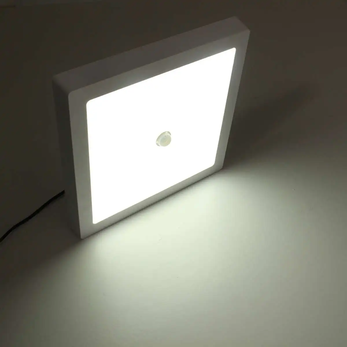 

Smuxi 24W 120LEDs LED Ceiling Light Body Sensing Square Shape LED Down Lights Ceiling Recessed Spot Lights 2835smd AC85-265V