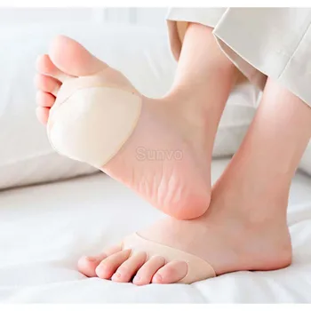 Five Toes Forefoot Pads for Women High Heels Half Insoles Calluses Corns Foot Pain Care Absorbs Shock Socks Toe Pad Inserts