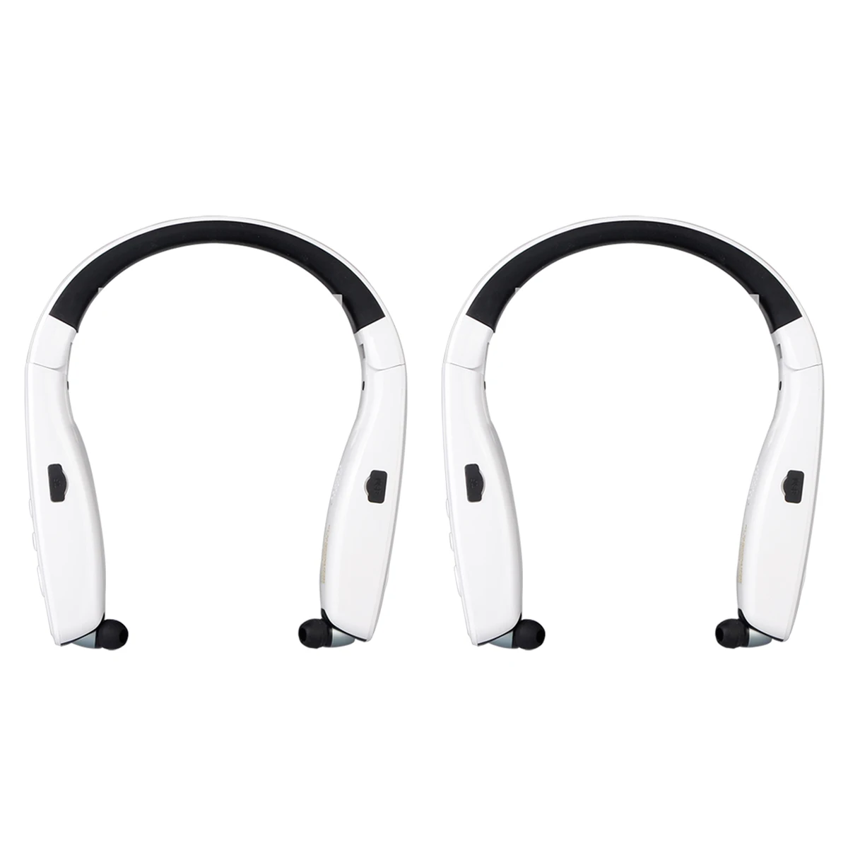 2 шт Abbree AR-669 UHF 400-470 МГц 0,5 Вт 99CH Шейная рация Bluetooth гарнитура наушники для двухстороннего радио и телефона - Цвет: 2pcs white
