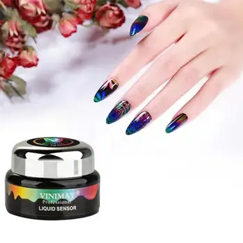 

Warm-Changing Liquid Nail Art New VINIMAY Cross-Border Explosion Model 12color Change Chameleon Painted Liquid 2019 Neon Liquid