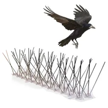Набор птичьих шипов из нержавеющей стали, 10 футов(3 метра). Идеальный Гель для предотвращения птиц
