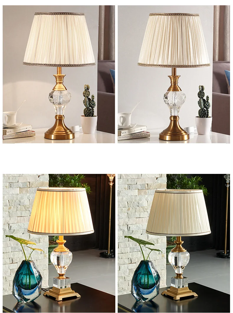 Modern Silver Led Table Lamp Bedroom Bedside Decor Light Creative Stacked Square Crystal Table Light Bedside luminaria de mesa