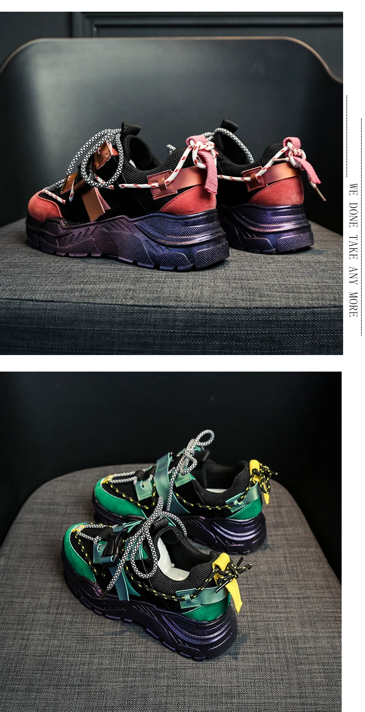 Женские кроссовки; коллекция года; сезон весна-осень; модная женская спортивная обувь на платформе; женская обувь на шнуровке; большие size36-42