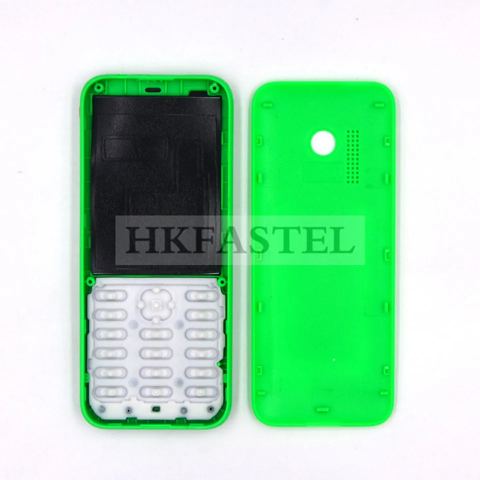 HKFASTEL высококачественный корпус клавиатуры для Nokia 215 Dual SIM Полный Мобильный телефон чехол с клавиатурой