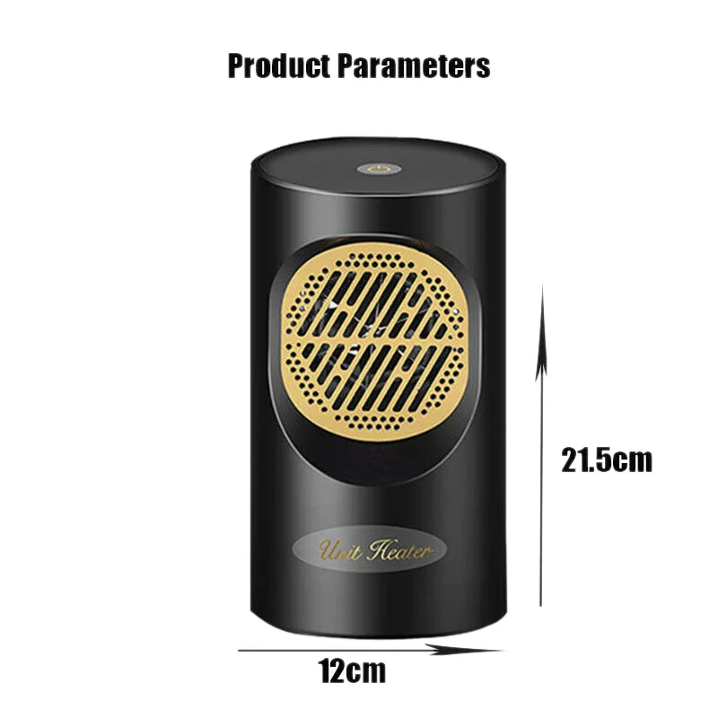 400W MINI Electric Portable Fast Heater Electric Hot Fan Home Office Winter Warmer Desk(EU Plug