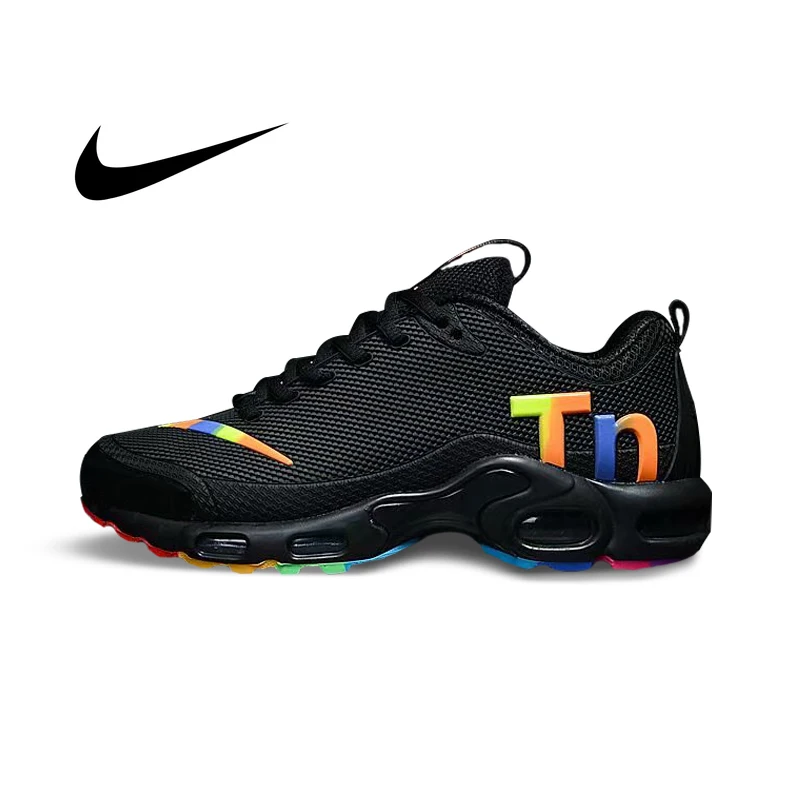 Оригинальные мужские кроссовки для бега NIKE AIR MAX PLUS TN, нескользящие спортивные легкие спортивные кроссовки, новинка
