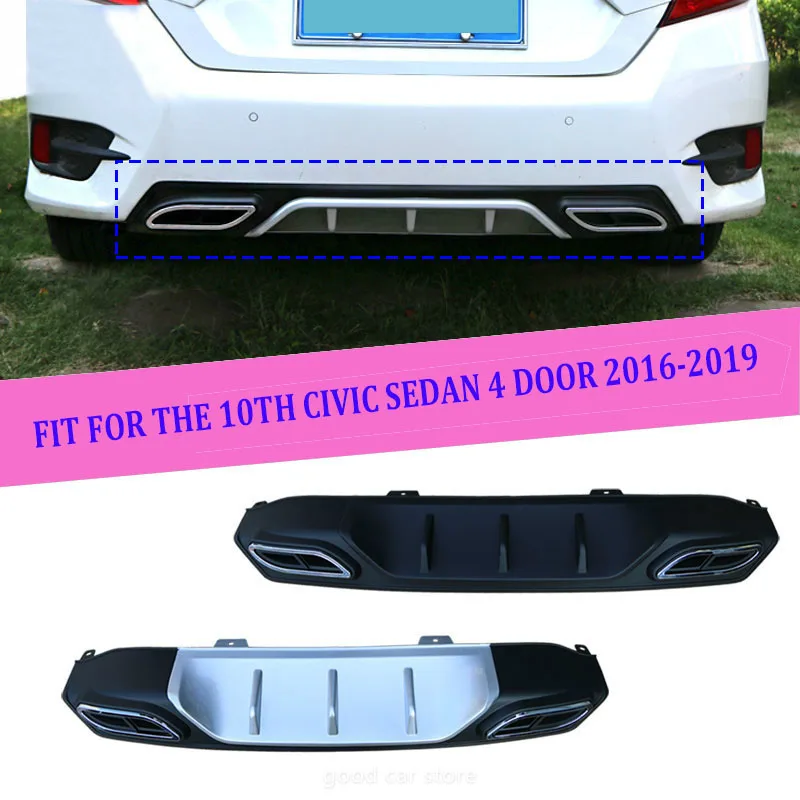 Чехол для заднего бампера Honda Civic SEDAN 4 DR 2016 2017 2018 2019|Амортизаторы| |