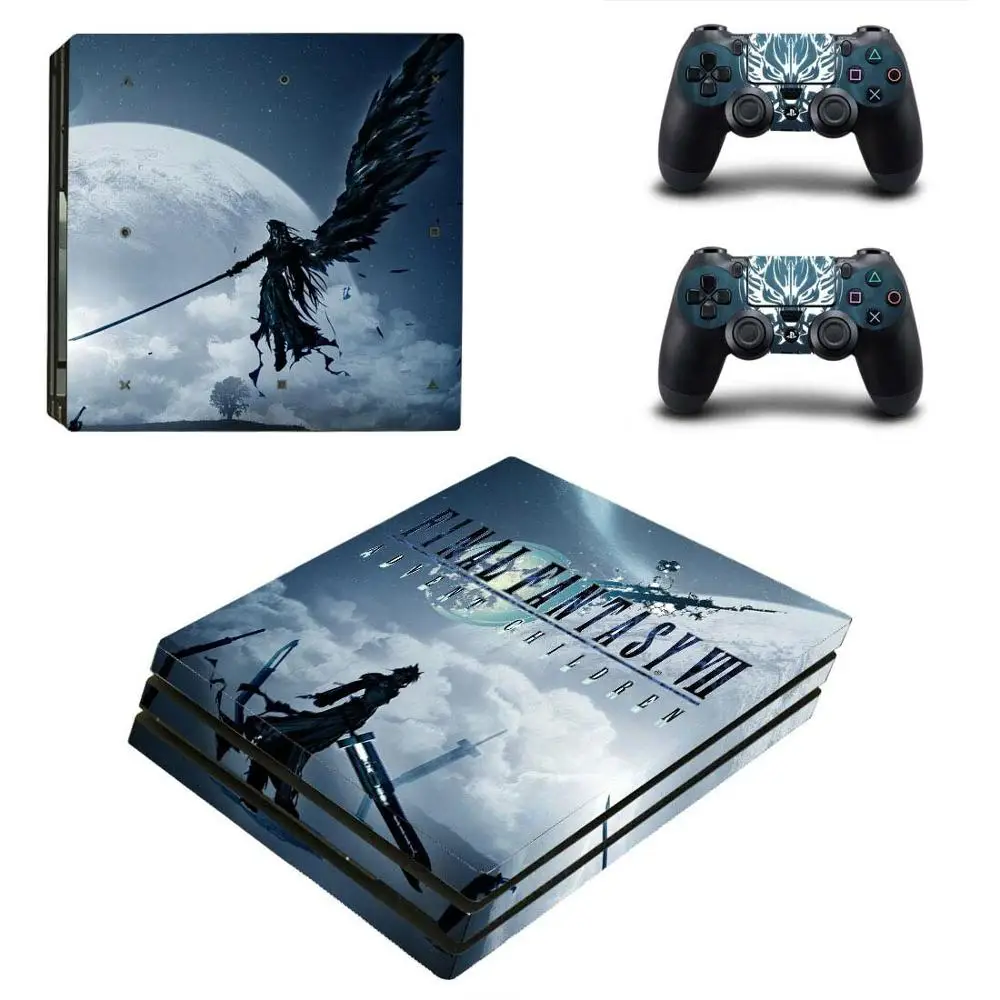 Игровой FINAL FANTASYS PS4 Pro стикер кожи для PlayStation 4 консоль и 2 контроллера геймпад кожа