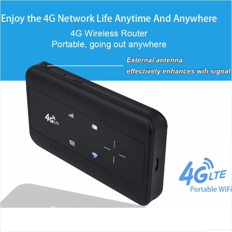 Desbloqueado Universal 3g 4g Sim Card Router Cat4 Lte Fdd Tdd Mini Hotspot Móvel Bolso sem Fio Wi-fi Modem Portátil 150mbps - Imagem 4