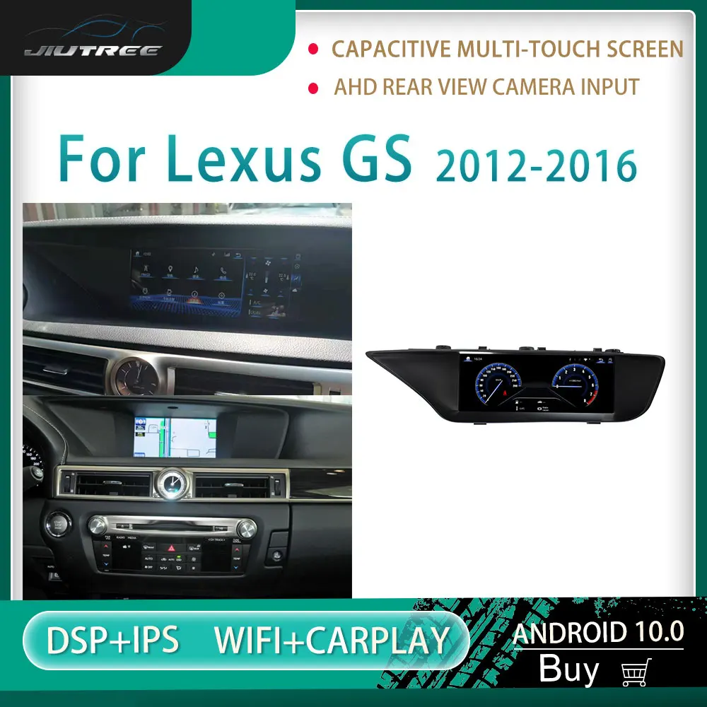12.3 Inch Android 10 car radio 2din For Lexus GS 2012-2016 multimedia DVD player Stereo receiver GPS navigator Head Unit | Автомобили и