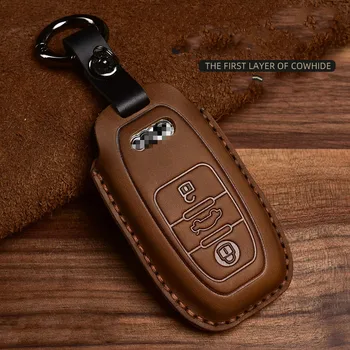 

3 Buttons Car key case Cover For Audi R8 TT SQ5 RS5 For Audi 754C/754G C6 Remote Key Keyfob Auto Accessories