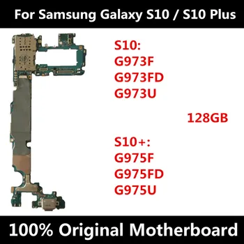 

Unlock Motherboard For Samsung Galaxy S10 / S10 Plus Motherboard G975F G975FD G975U G973F G973FD G973U With Full Chips Mainboard