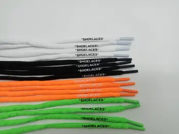 

vierodis blue purple light blue OW Signed Shoelaces Bootlaces For Off white zip tie shoeslace With Printing "SHOELACES