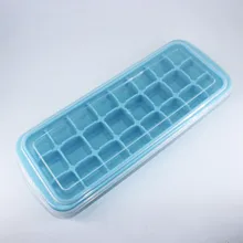 24 чехол с кубиками льда, форма для домашнего льда, квадратный силиконовый лоток для льда, силиконовая форма, 24 решетки, лоток для льда