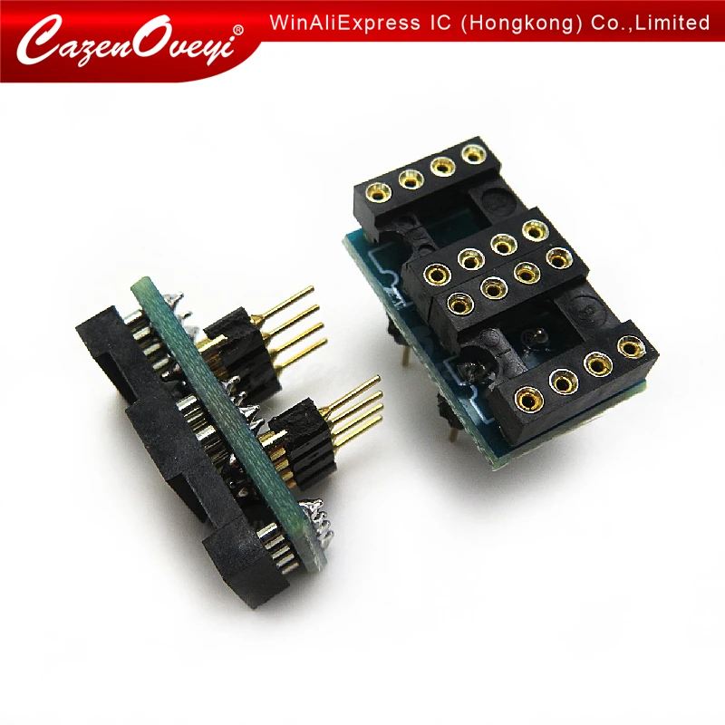 1 шт./лот позолоченное сиденье Одноместный op amp IC DIP переключатель сиденья двойной