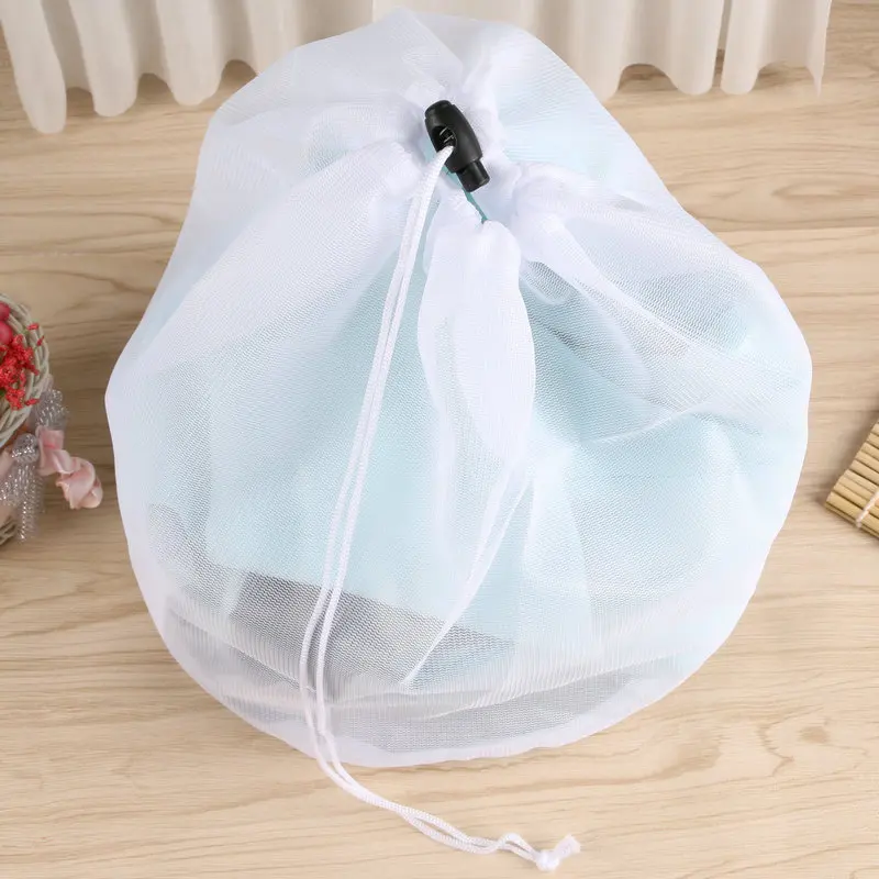 1X Washing Laundry bag Clothing Care Foldable Protection Net Filter Underwear Bra Socks Underwear Washing Machine Clothes