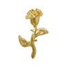 10Pcs 3D Rose Nail Art Ornament DIY Craft For Acrylic Nail Decoration Gold/Silver 7 Unique Shapes Flower DIY Charms Jewelry 6