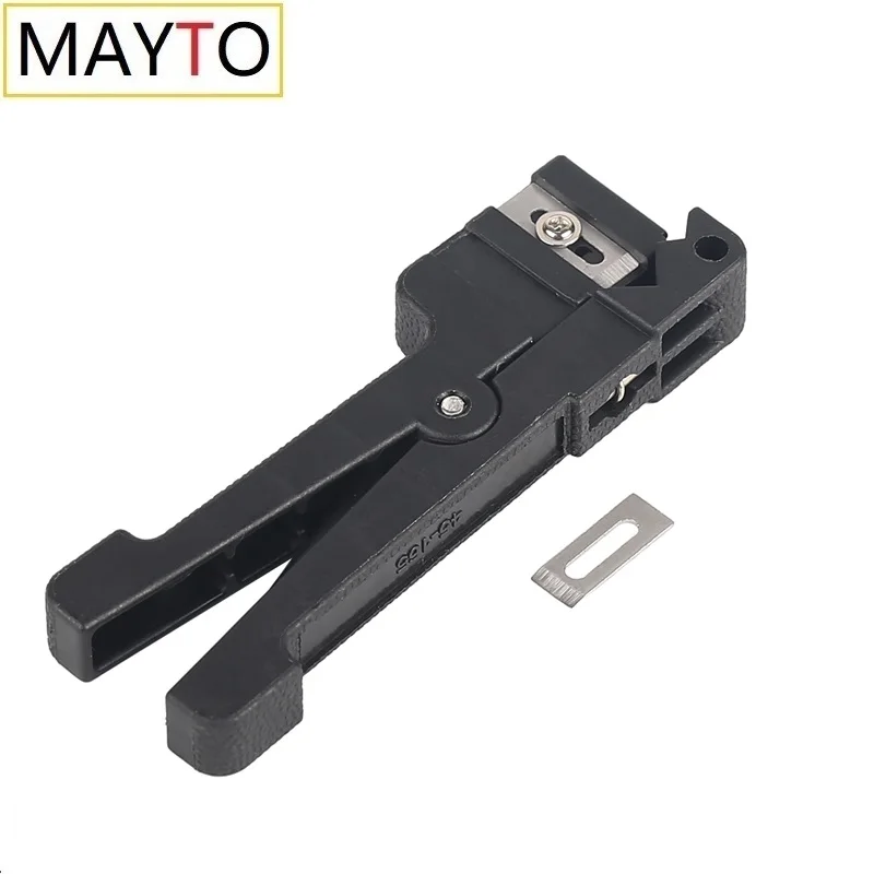 IDEAL Cable Stripper 45-165 4.8-7.9mm Buffer Tube Stripper FTTH  Horizontal Fiber Coaxial Cable Sheath Jacket Cutter csr8675 bluetooth coaxial fiber digital interface atpx hd bluetooth 5