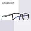 CRIXALIS – lunettes carrées anti-lumière bleue pour homme, TR90, verres optiques souples pour la lecture, monture noire, pour jeu sur ordinateur, UV400 ► Photo 1/6