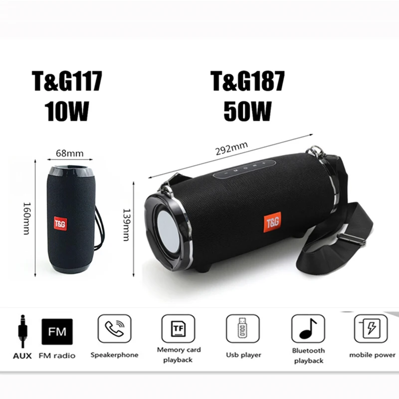 Водонепроницаемый беспроводной Bluetooth динамик Портативная колонка мини Саундбар