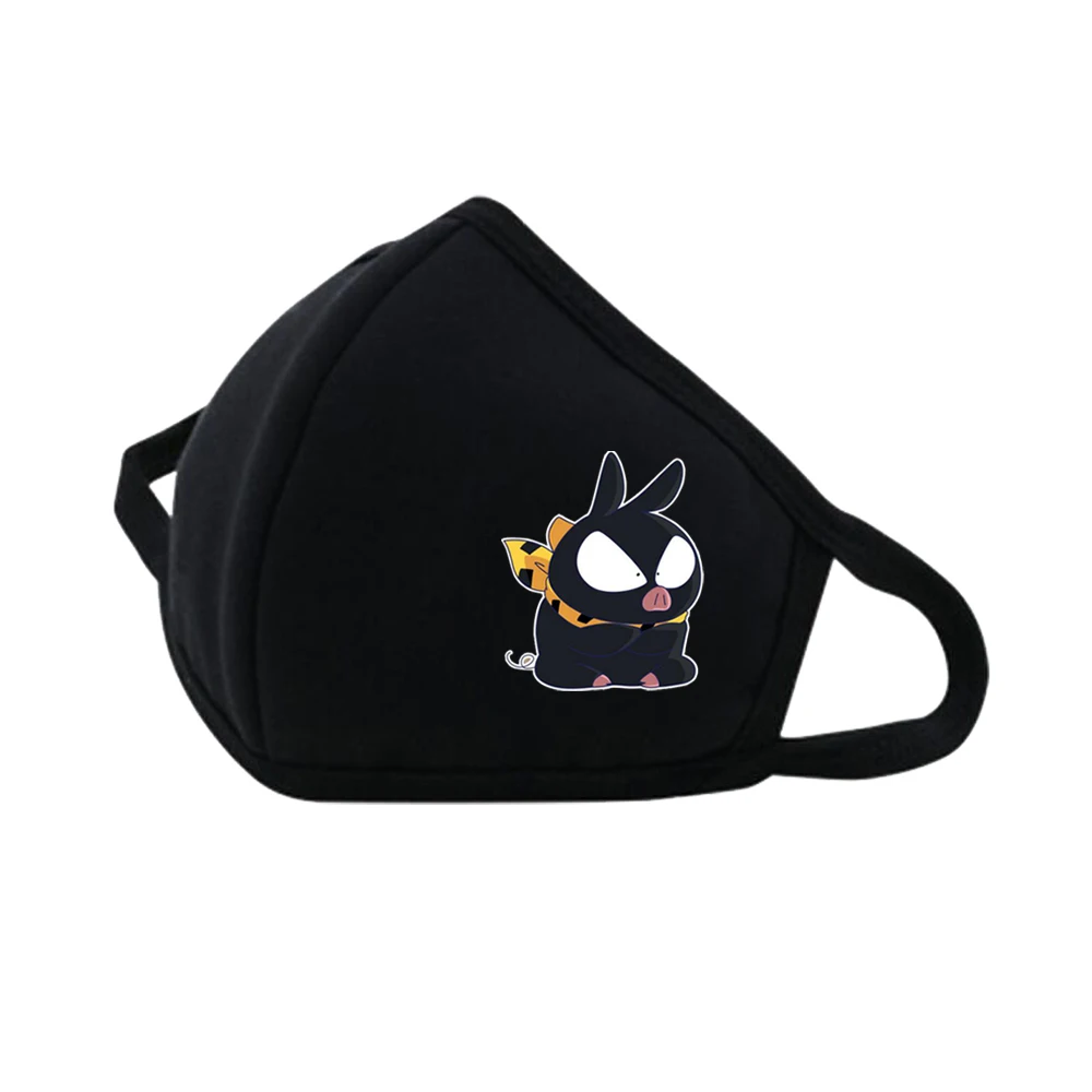 

anime Ranma ½ Inuyasha Washable Mouth breathing Mask women men Dust-proof cotton mask boy girl teenagers keep warm Mask