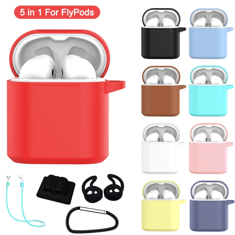 Красивый чехол для наушников Huawei Honor FlyPods Fly Pods Pro Защитные чехлы Freebuds 2 с крючком
