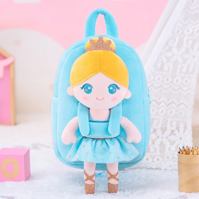 Gloveleya Stuffed Backpacks Girls Bags Kids Plush Backpack Ballet Dancer Dolls First Baby GIfts Toddler Knapsack plush Toys 3
