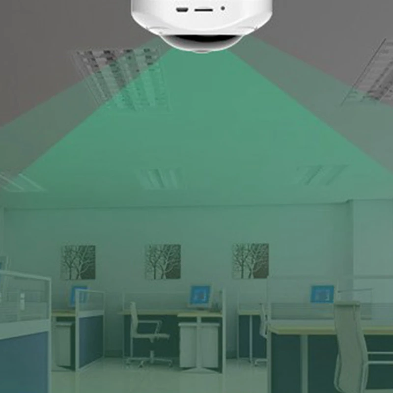 360 градусов панорамная камера наблюдения беспроводной мобильный телефон домашняя Hd сеть Wifi удаленный монитор(США штекер