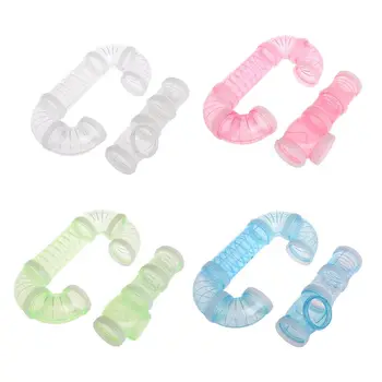 

DIY Acrylic External Connected Hamster Pipeline Tunnel Fittings Tube Playing Toy J78C