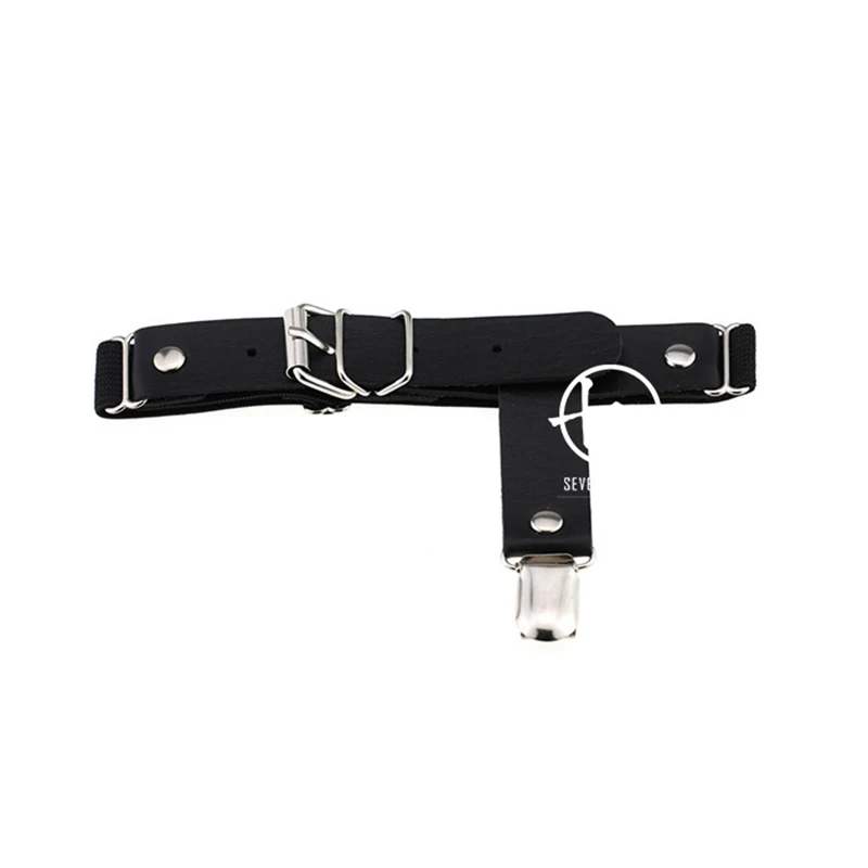 Women Elastic Leather Leg Ring Garter Belt Punk Heart Rivet Thigh Ring Goth Harajuku Harness Stockings leather garter belt,garter belt,leather lingerie accessories