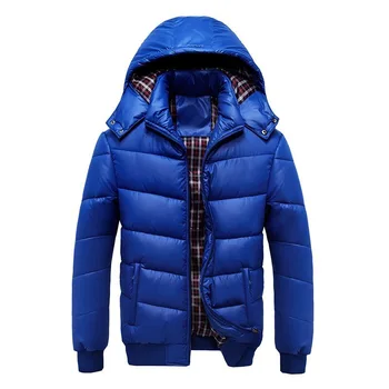 

2019 Brand Clothing Parkas Men Warm Autumn Winter Cotton Korean Fashion Casual Plus Size M-4XL Home Coats Parkas Solid Colors