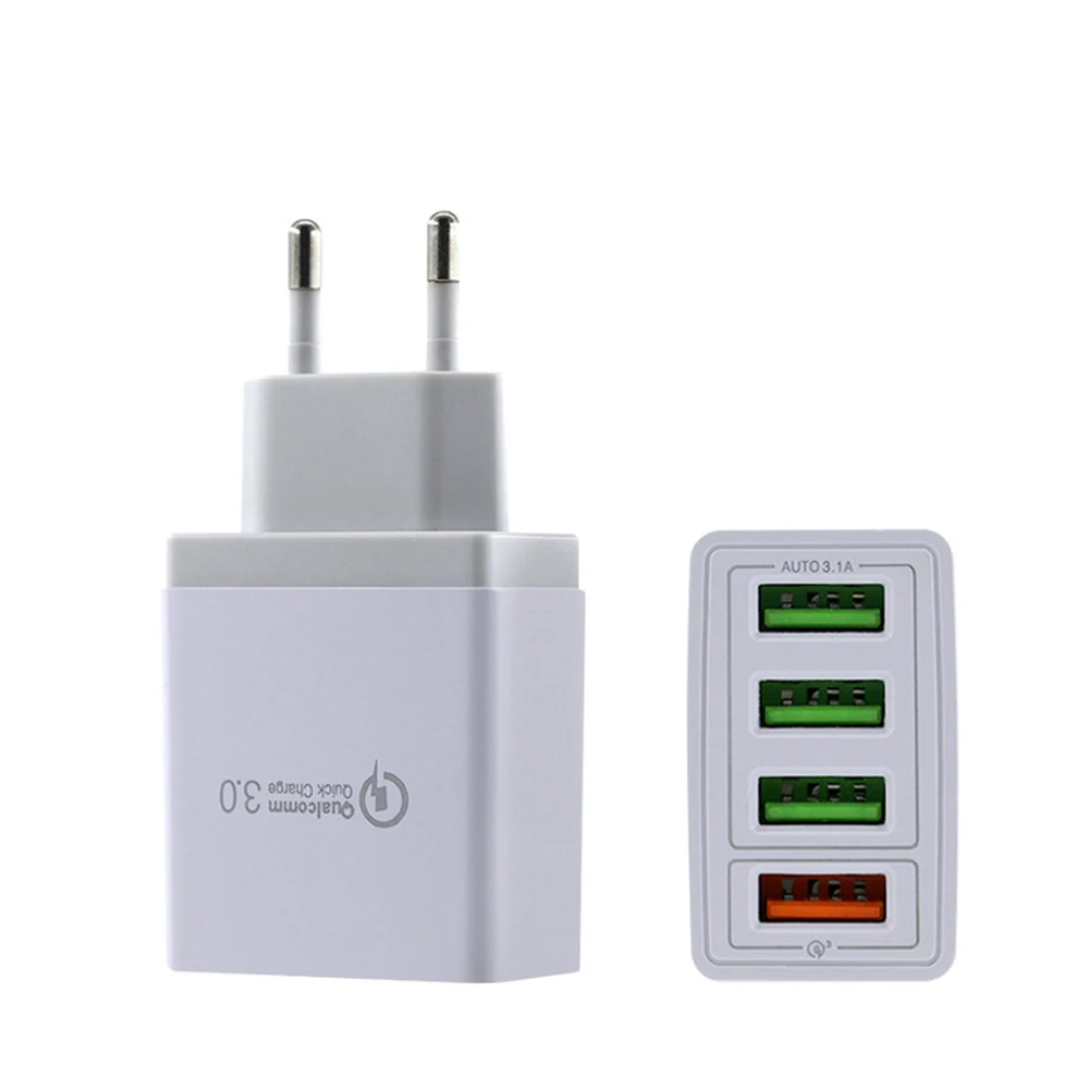 AIREACH 18 Вт Зарядное устройство 4USB мобильный телефон зарядное стандарт ЕС США