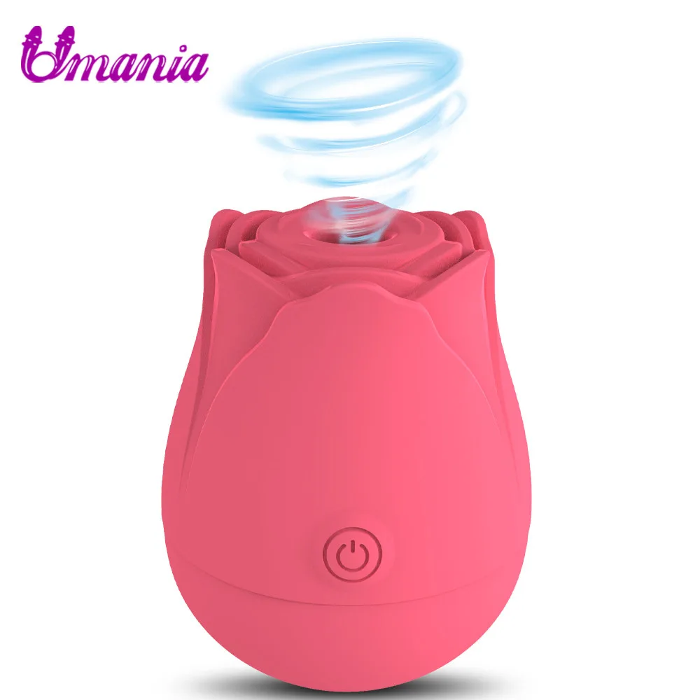 Rose Sucking Vibrator Vagina Nipple Sucker Powerful 10 Speed Vibrating Massager G-Spot Clitoris Stimulation Sex Toys For Women | Красота и