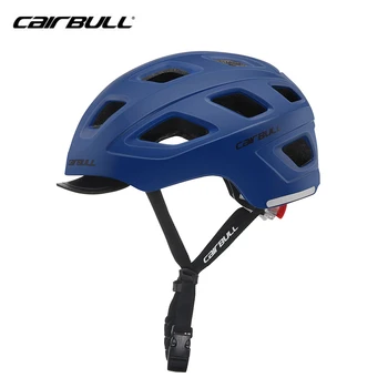 

CAIRBUL LED Cycling Helmet Urban Leisure Bike Safety Helmet With Light Racing Road Bicycle Removable Visor Helmet Casco Ciclismo