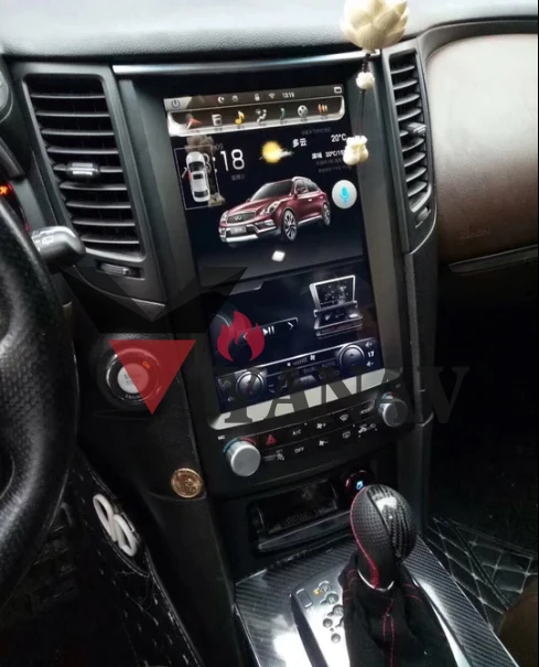 Мультимедийный плеер навигатор для Infiniti FX FX25 FX35 FX37 qx70 2010-2019 Tesla style вертикальный